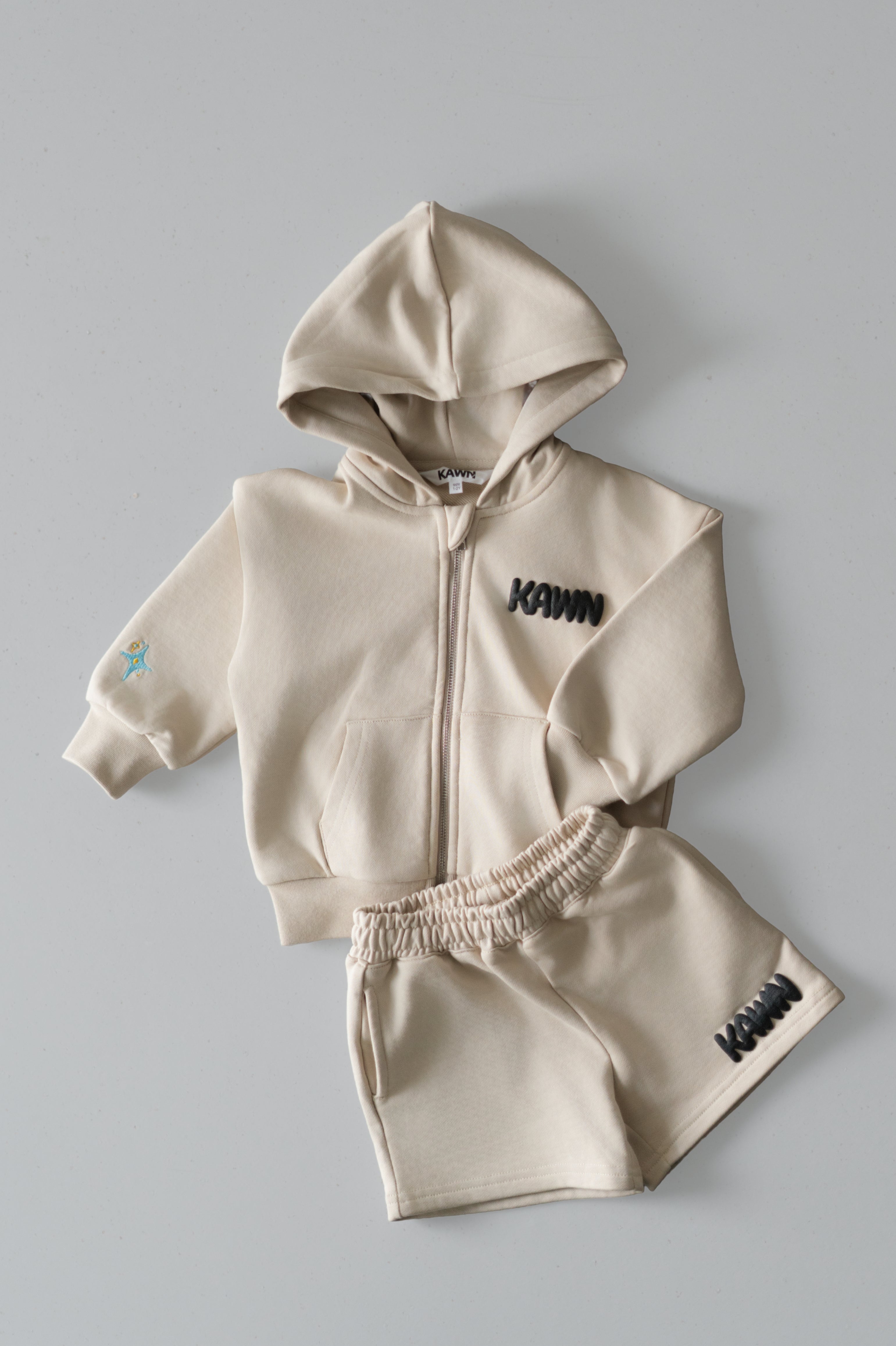 Stars Zip-Up Hoodie Set