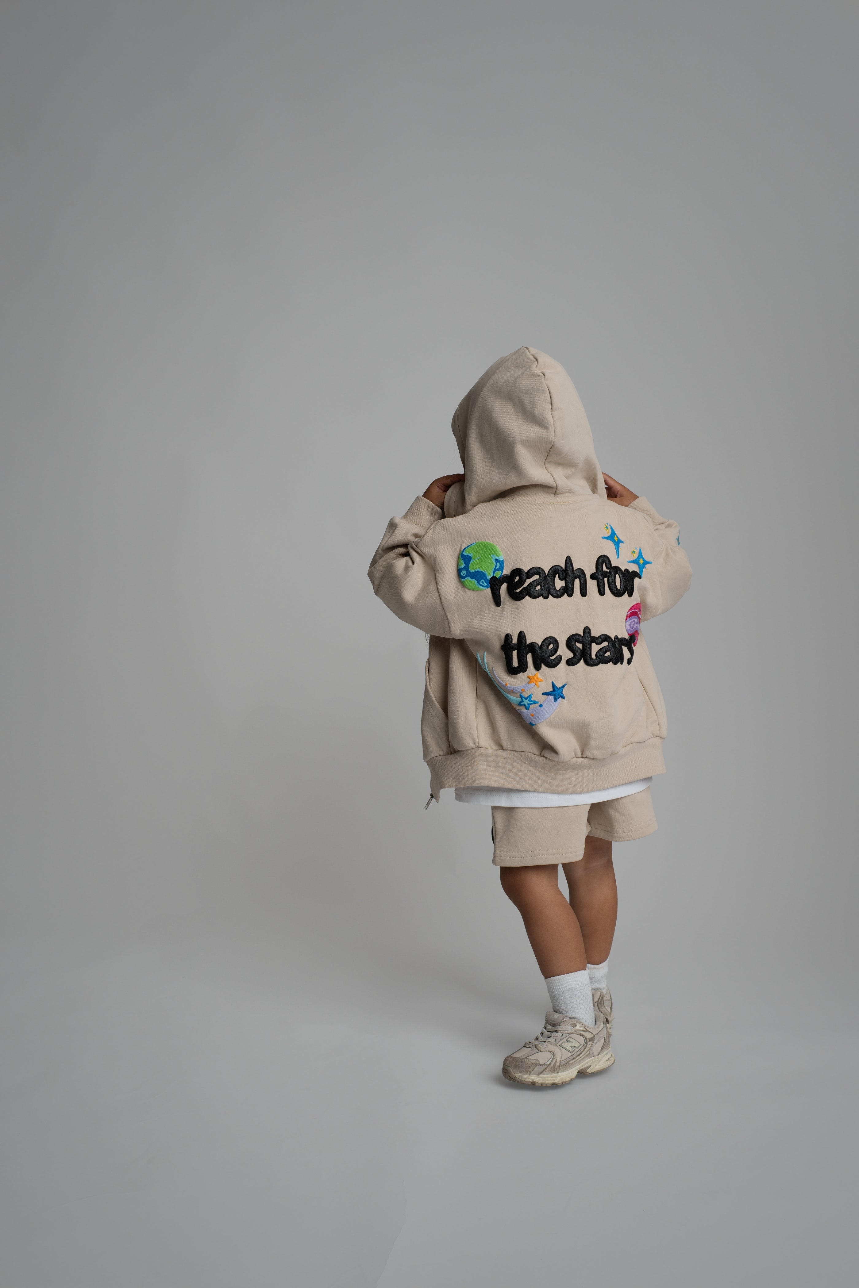 Stars Zip-Up Hoodie Set