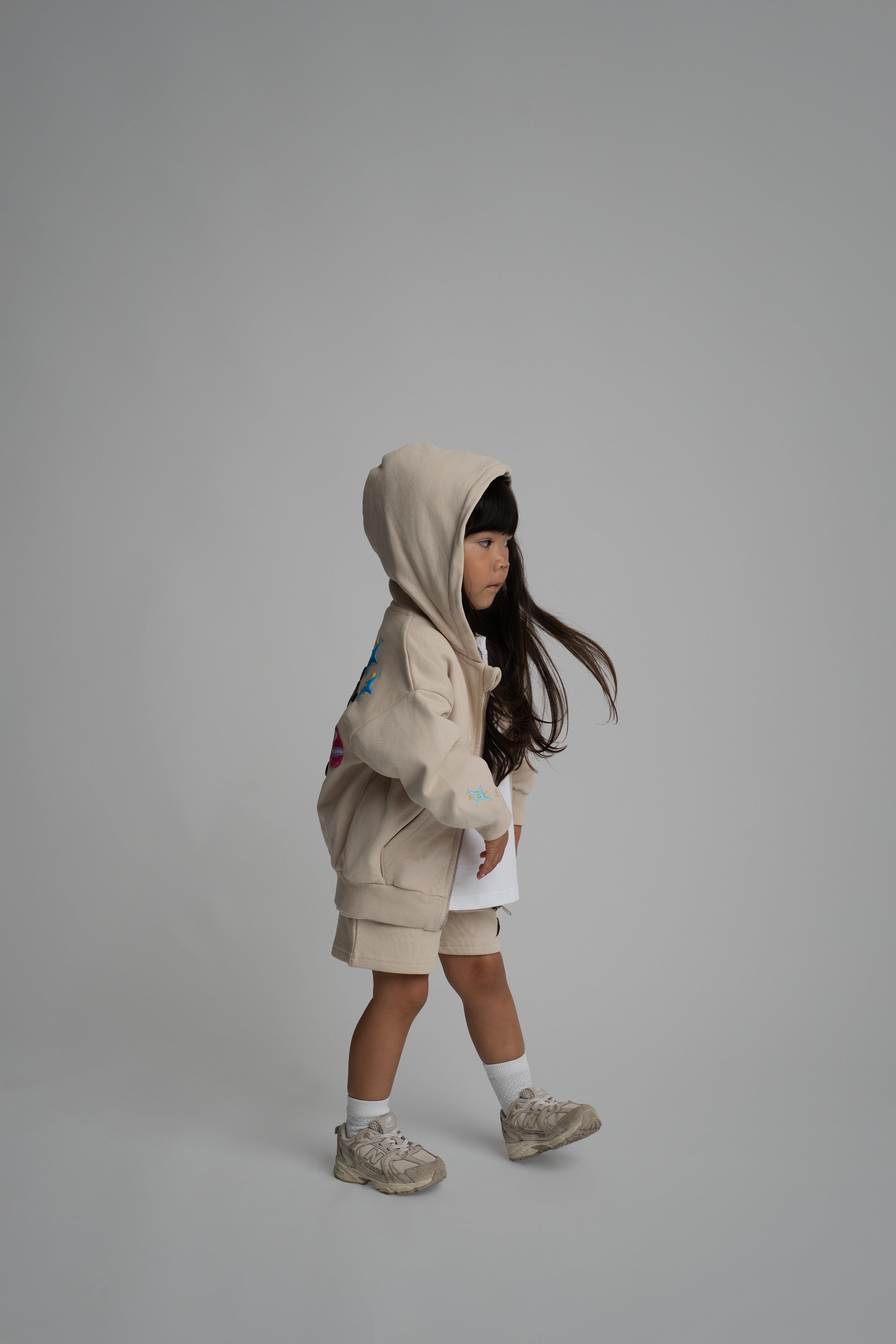 Stars Zip-Up Hoodie Set